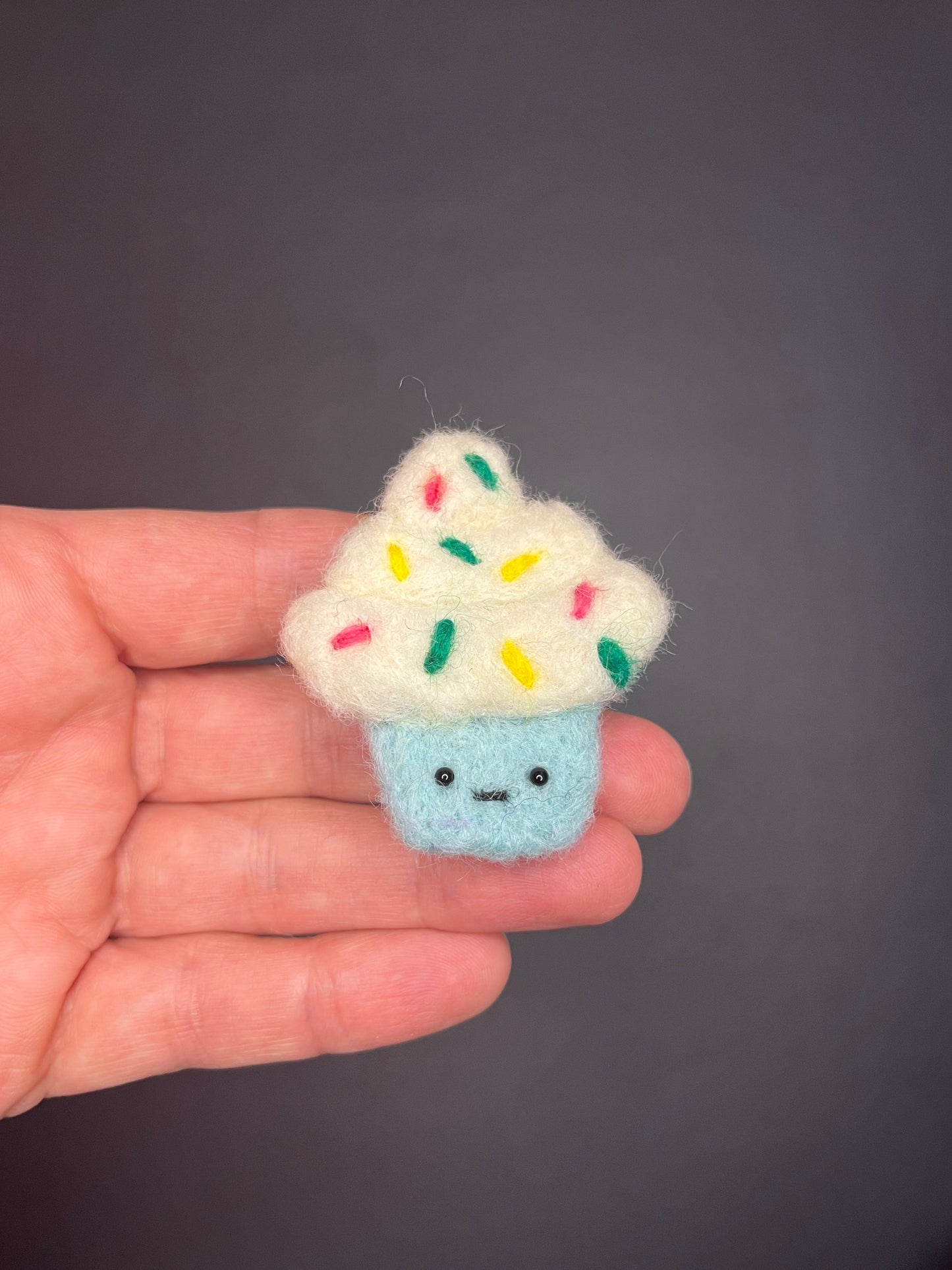 Adorable cupcake pin