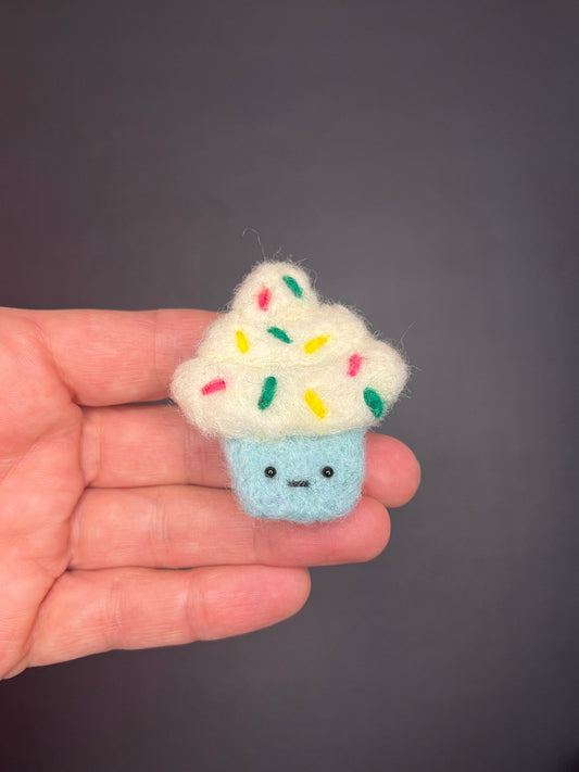 Adorable cupcake pin